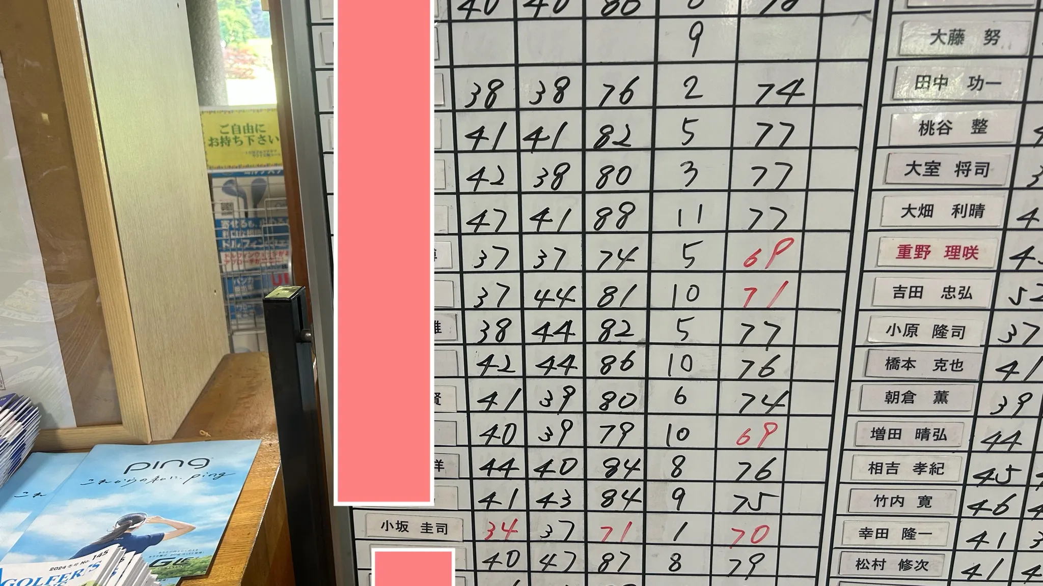 久々にやさと石岡ゴルフクラブの月例に参加してきました⛳️。