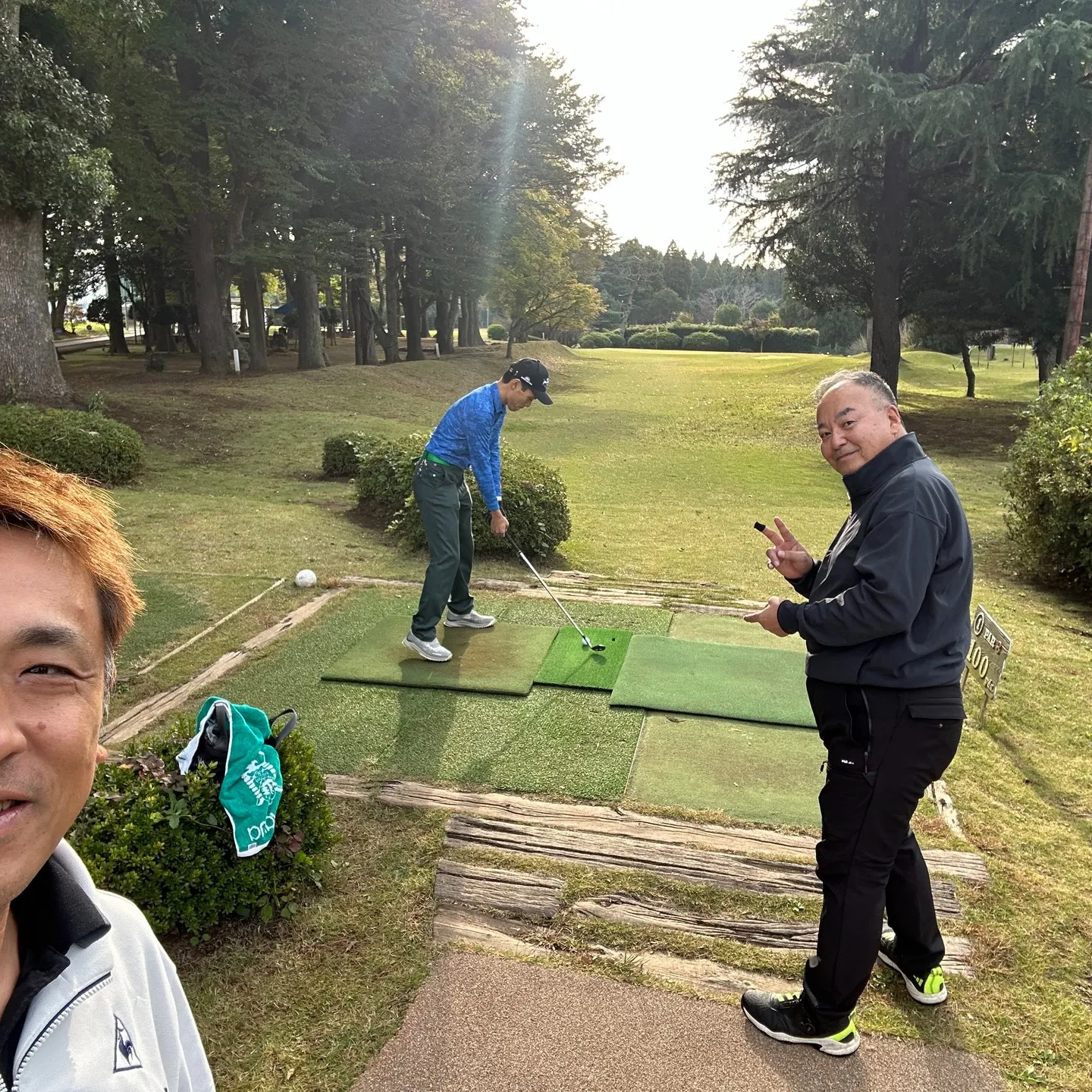 北谷津ゴルフへ会員様と一緒に初めてのショートコース。