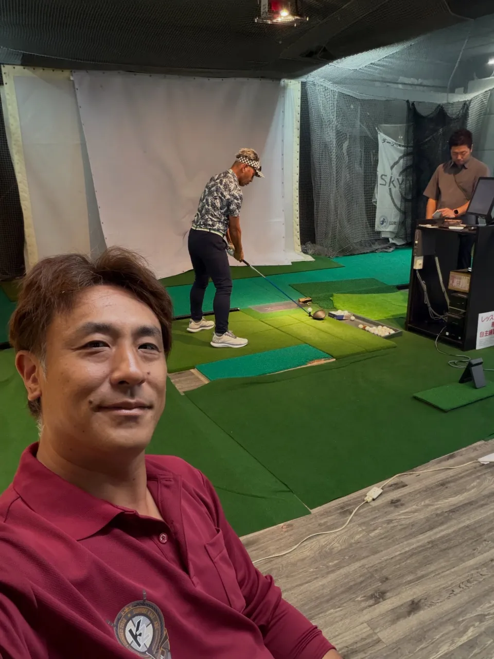 朝からALBA社様の取材⛳️