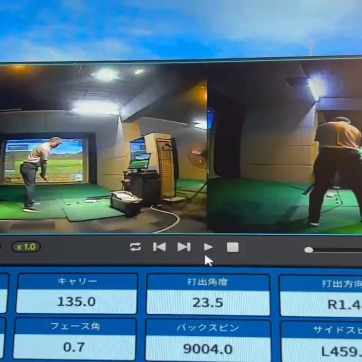 🏌️‍♂️✨ 皆さん、背中側からのカメラアングルはもう試され...